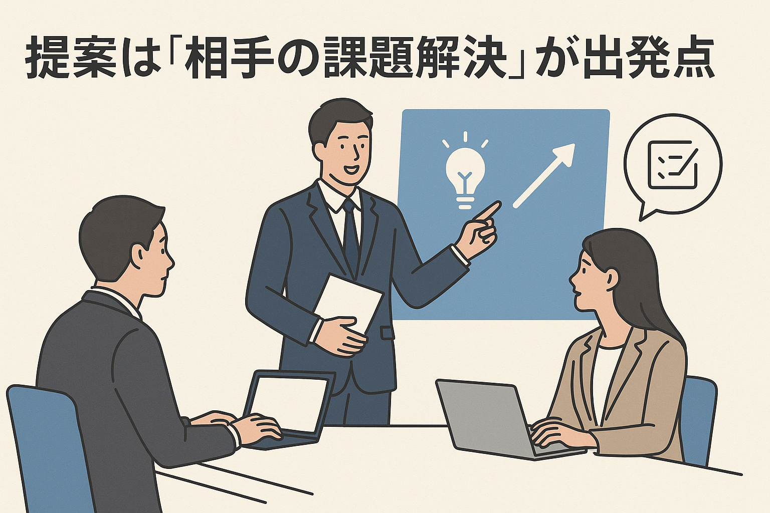 【Tplus株式会社が教える】提案は「相手の課題解決」が出発点