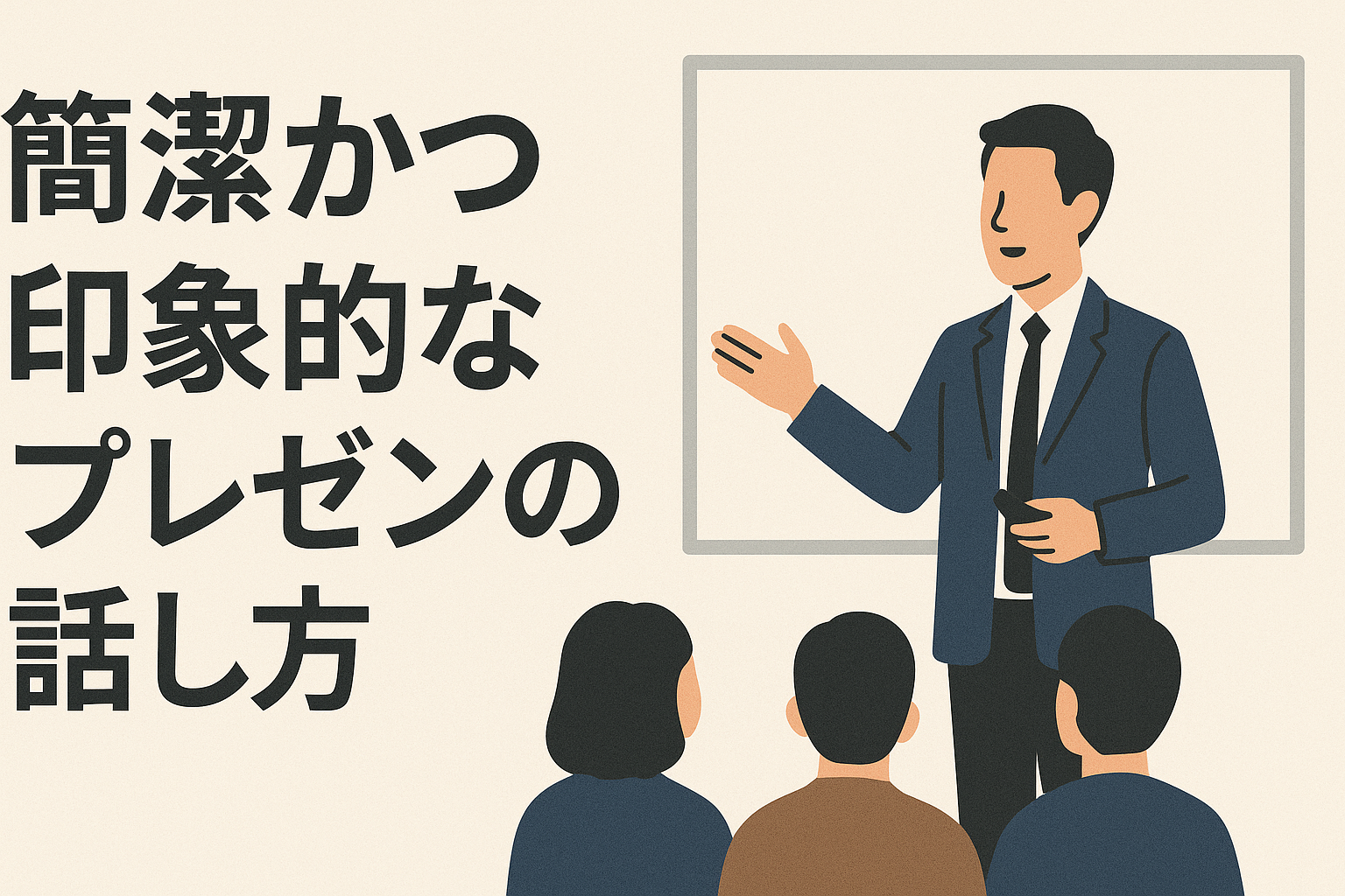 【Tplus株式会社が教える】簡潔かつ印象的なプレゼンの話し方